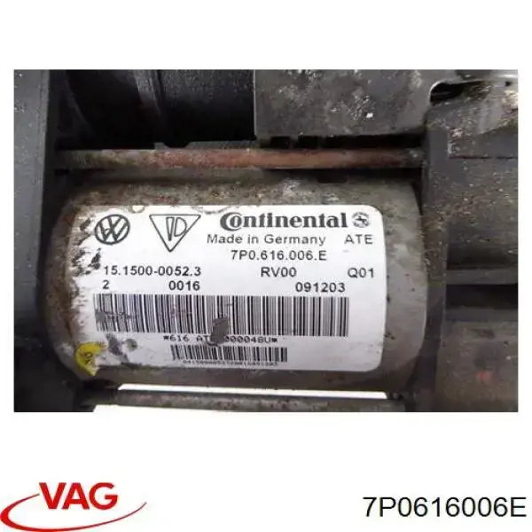 Compresor de suspensión neumática VAG 7P0616006E precio, desde 497,14 EUR