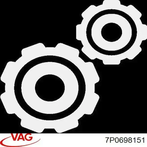 Pastillas de freno 7P0698151 VAG