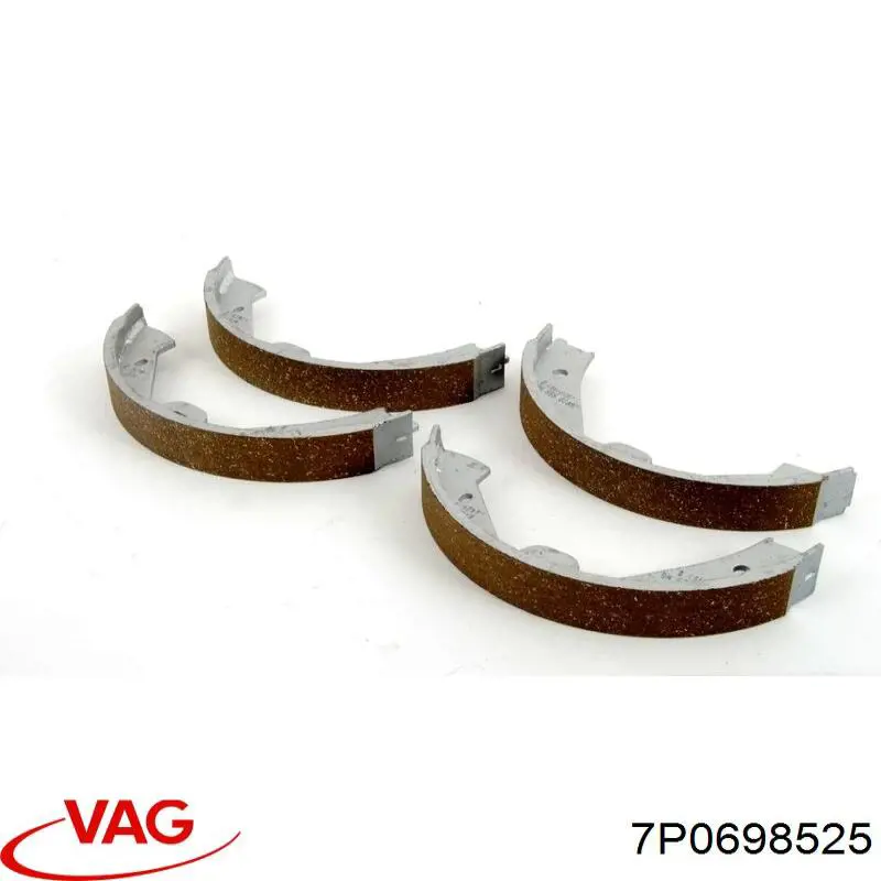 Comprar 7P0698525 VAG Juego de zapatas de frenos, freno de estacionamiento