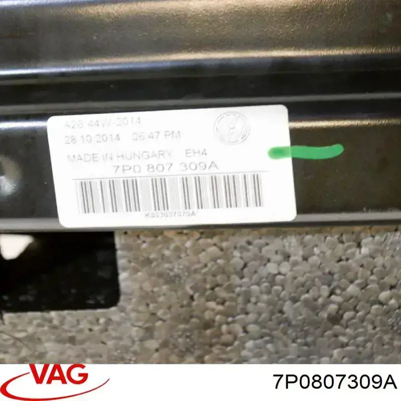 Comprar 7P0807309A VAG Refuerzo parachoques trasero