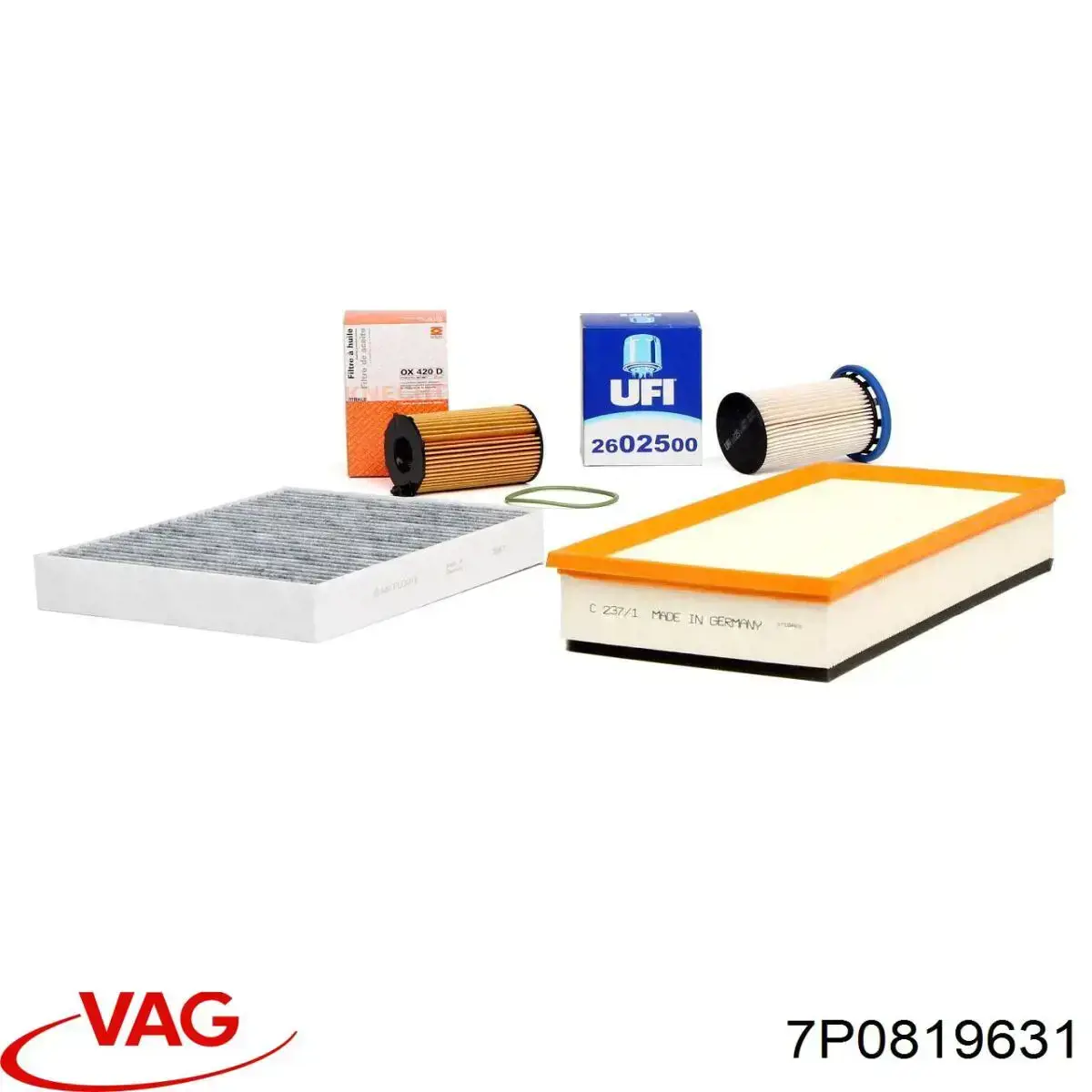 7P0819631 VAG Filtro antipolen