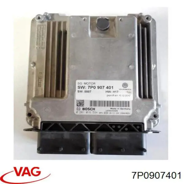 7P0907401 VAG Centralina Del Motor
