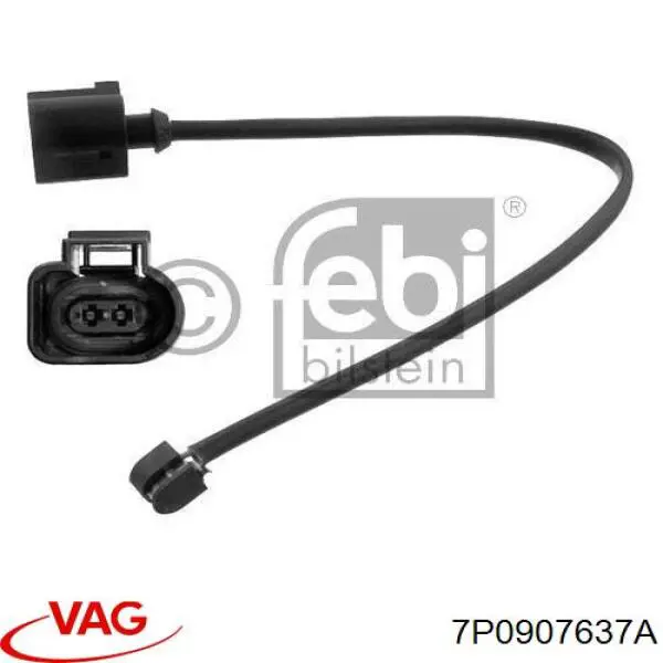 Sensor de desgaste de las pastillas de freno delanteras VAG 7P0907637A precio, desde 7,62 EUR