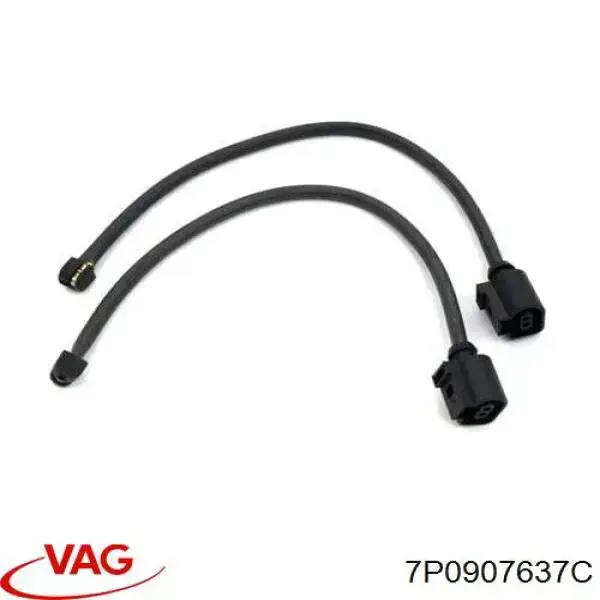 Comprar 7P0907637C VAG Sensor de desgaste de pastillas de freno trasero