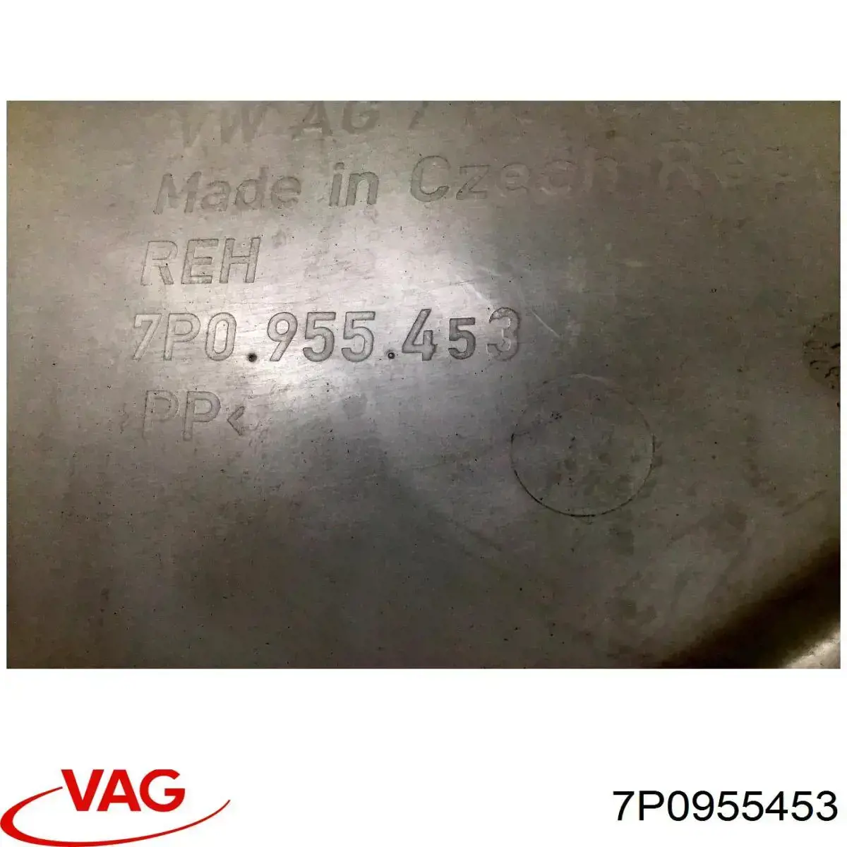 Depósito de líquido lavafaros 7P0955453 VAG