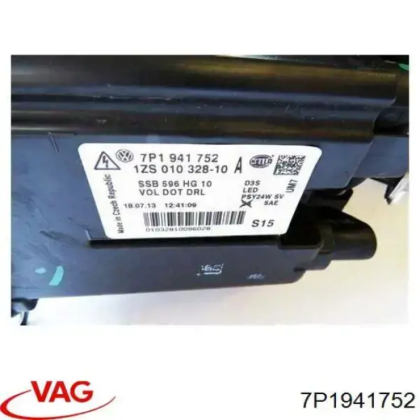 Comprar 7P1941752 VAG Faro derecho