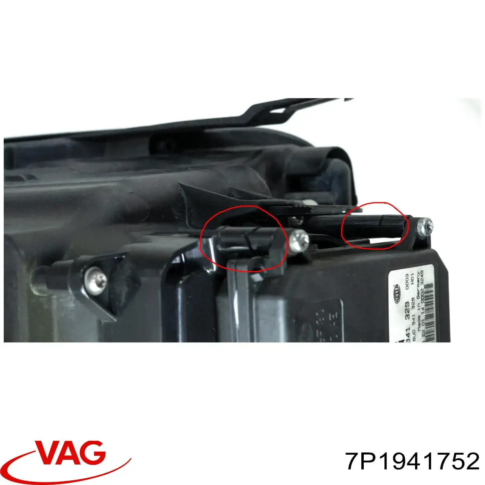 Faro delantero derecho VAG 7P1941752
