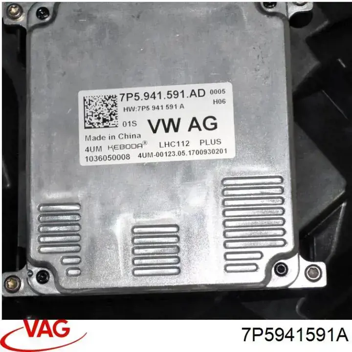 Comprar 7P5941591A VAG Módulo de control de luces de faros (ECU)