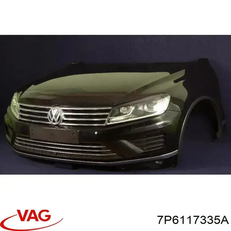 Comprar 7P6117335A VAG Deflector de aire del radiador intercooler derecho