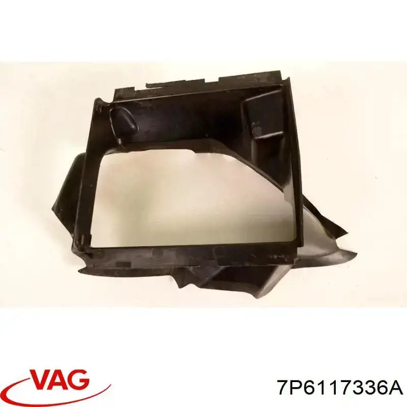 Comprar 7P6117336A VAG Deflector de aire del radiador intercooler derecho