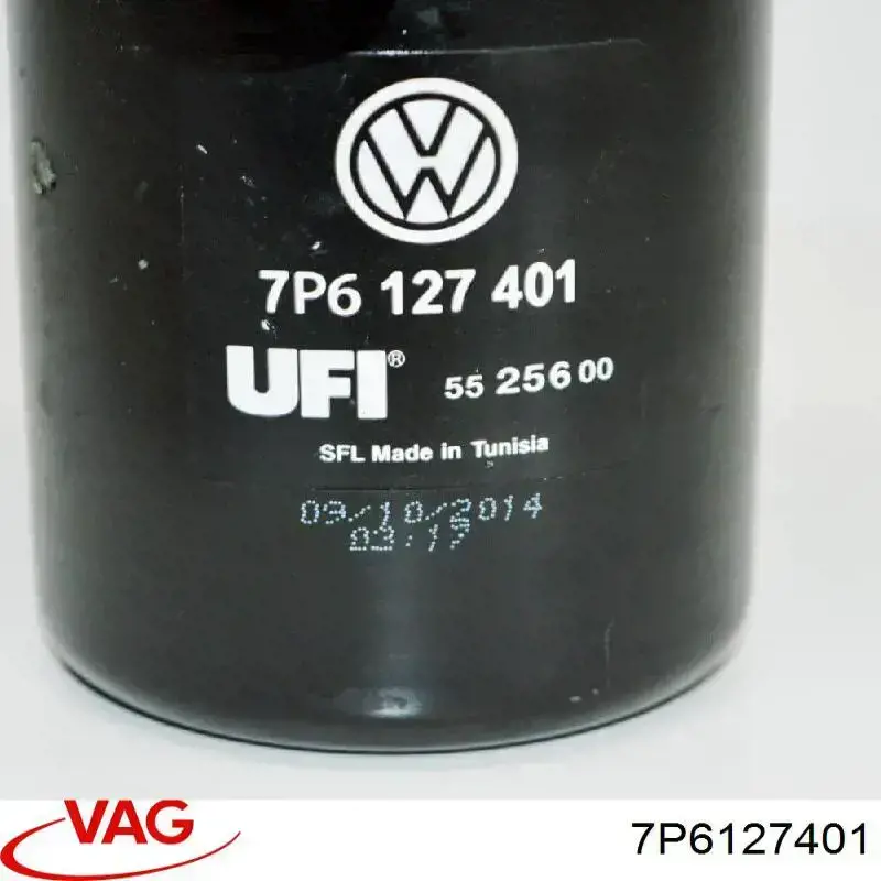 Caja del filtro de combustible para Volkswagen Touareg II 7P5, 7P6