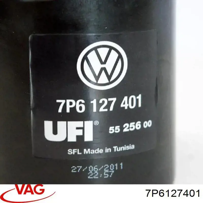 Comprar Caja del filtro de combustible Volkswagen Touareg II 7P5, 7P6
