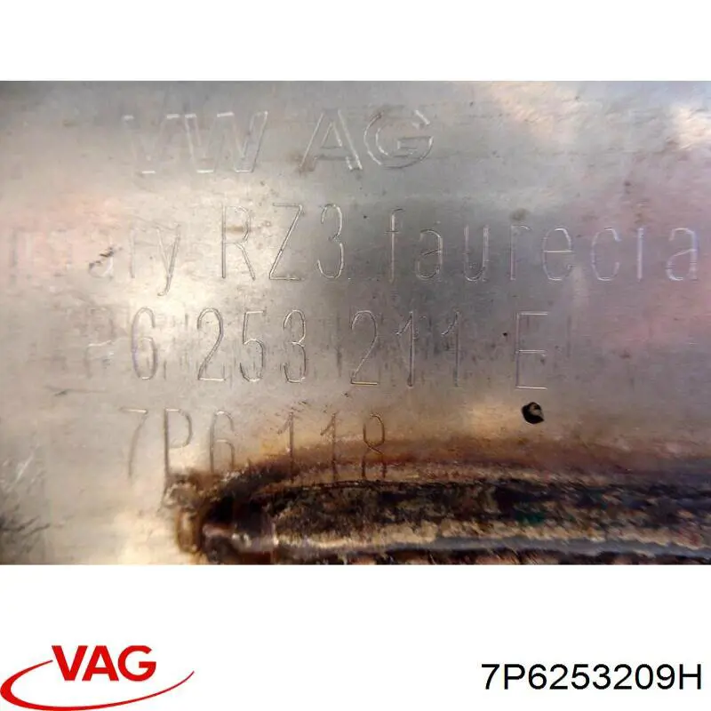 Comprar 7P6253209H VAG Silenciador central