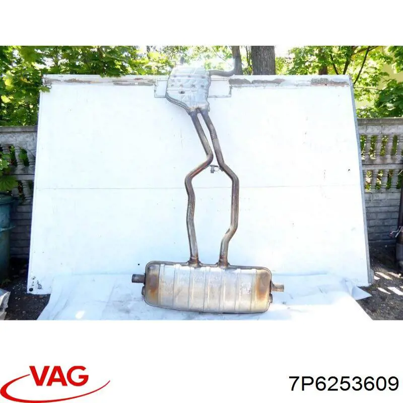7P6253609 VAG Silenciador trasero