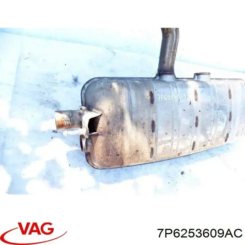 7P6253609C VAG Silenciador trasero