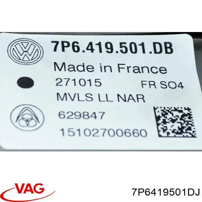 7P6419501DJ VAG Columna de volante