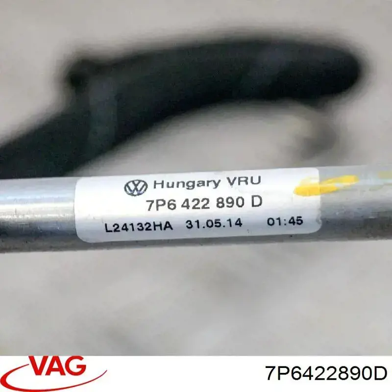 Comprar 7P6422890D VAG Manguera de baja presión de la dirección asistida, del radiador al depósito