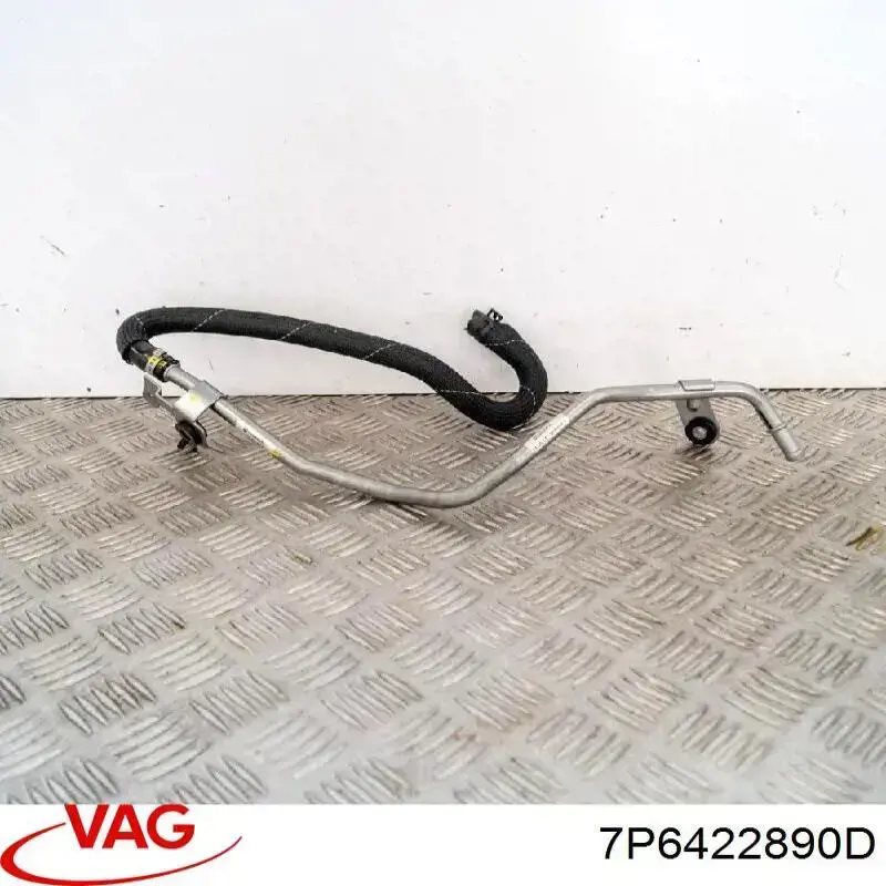 Manguera de baja presión de la dirección asistida, del radiador al depósito VAG 7P6422890D precio, desde 111,34 EUR