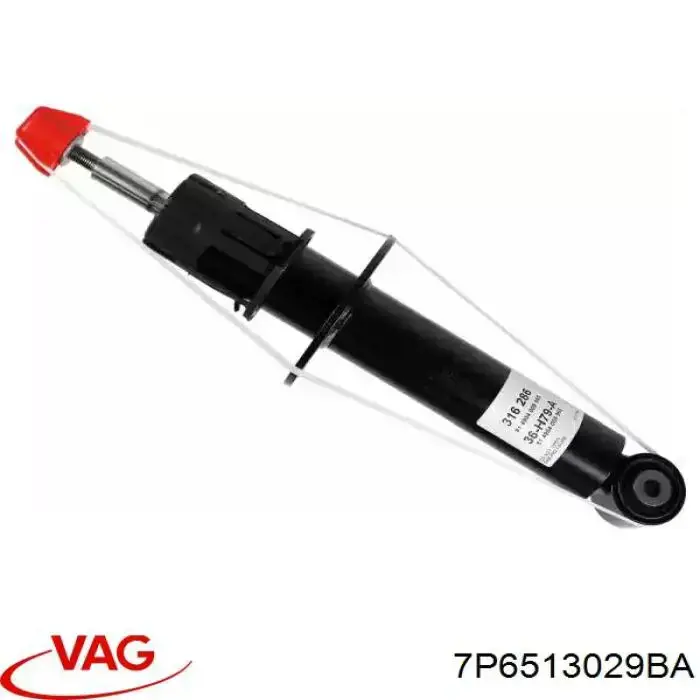 Amortiguador trasero VAG 7P6513029BA precio, desde 74,15 EUR