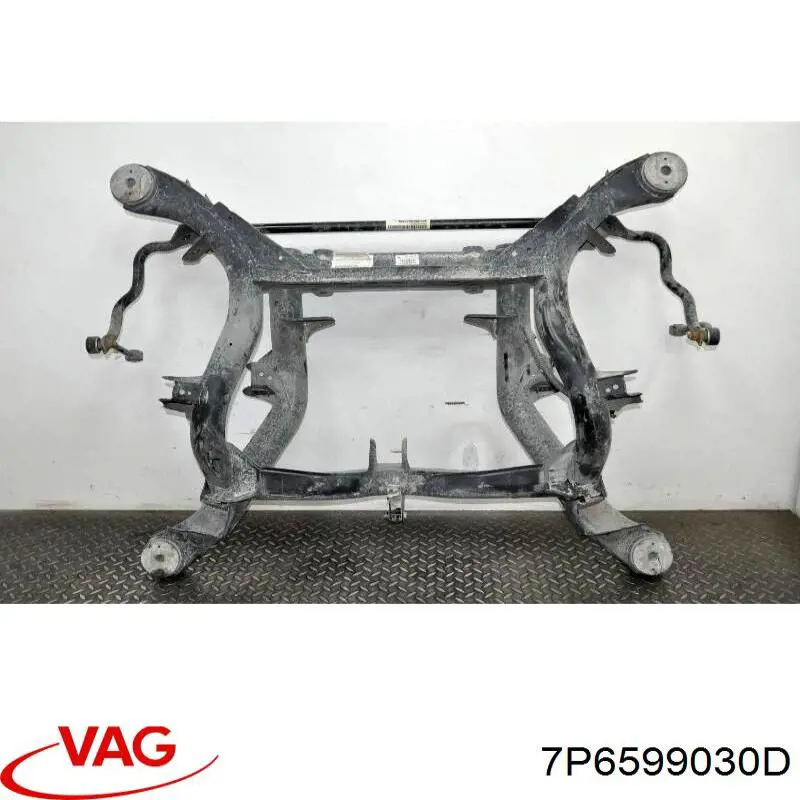 Subchasis trasero soporte motor VAG 7P6599030D precio, desde 416,72 EUR