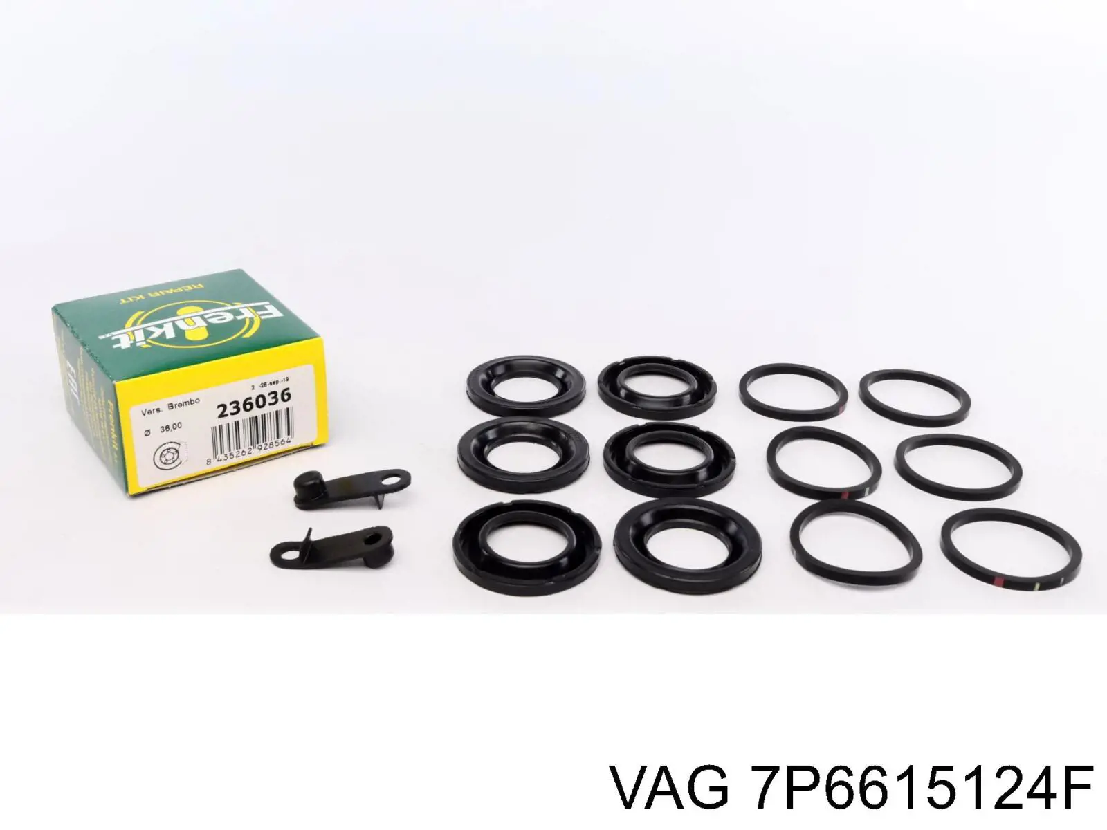 Kit de reparación, pinza de freno delantero VAG 7P6615124F precio, desde 73,87 EUR