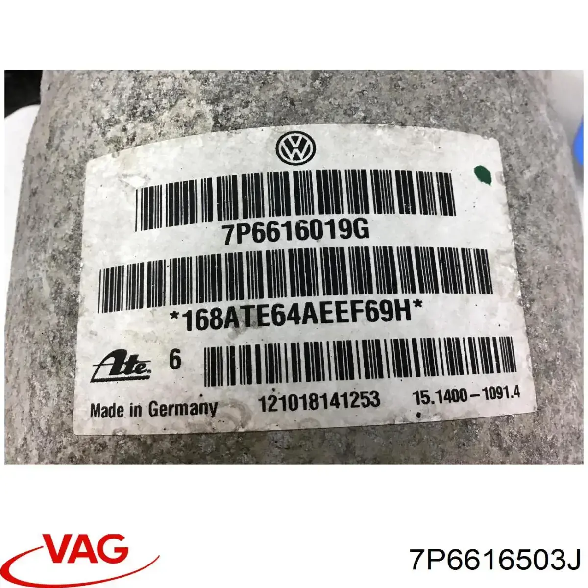 Bolsa de aire del eje trasero VAG 7P6616503J precio, desde 386,96 EUR