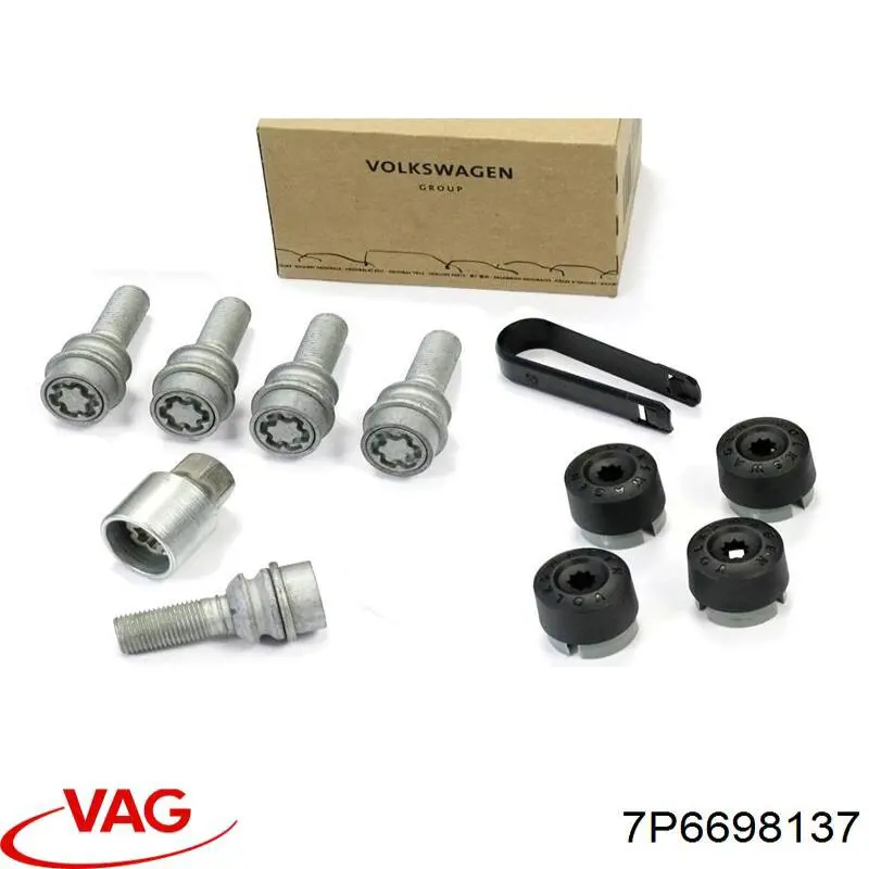7P6698137 VAG Tornillos para llantas