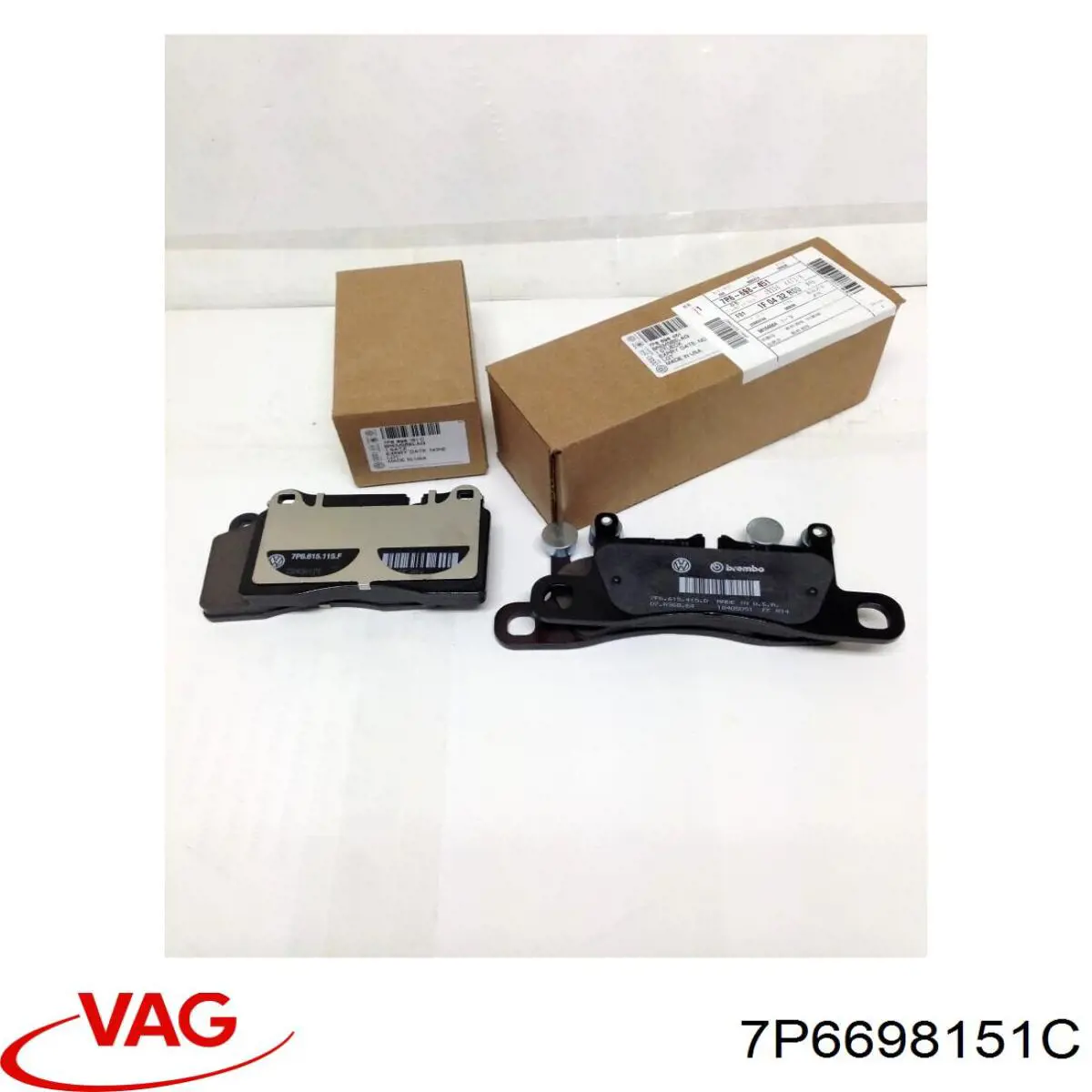 Comprar 7P6698151C VAG Pastillas delanteras de freno