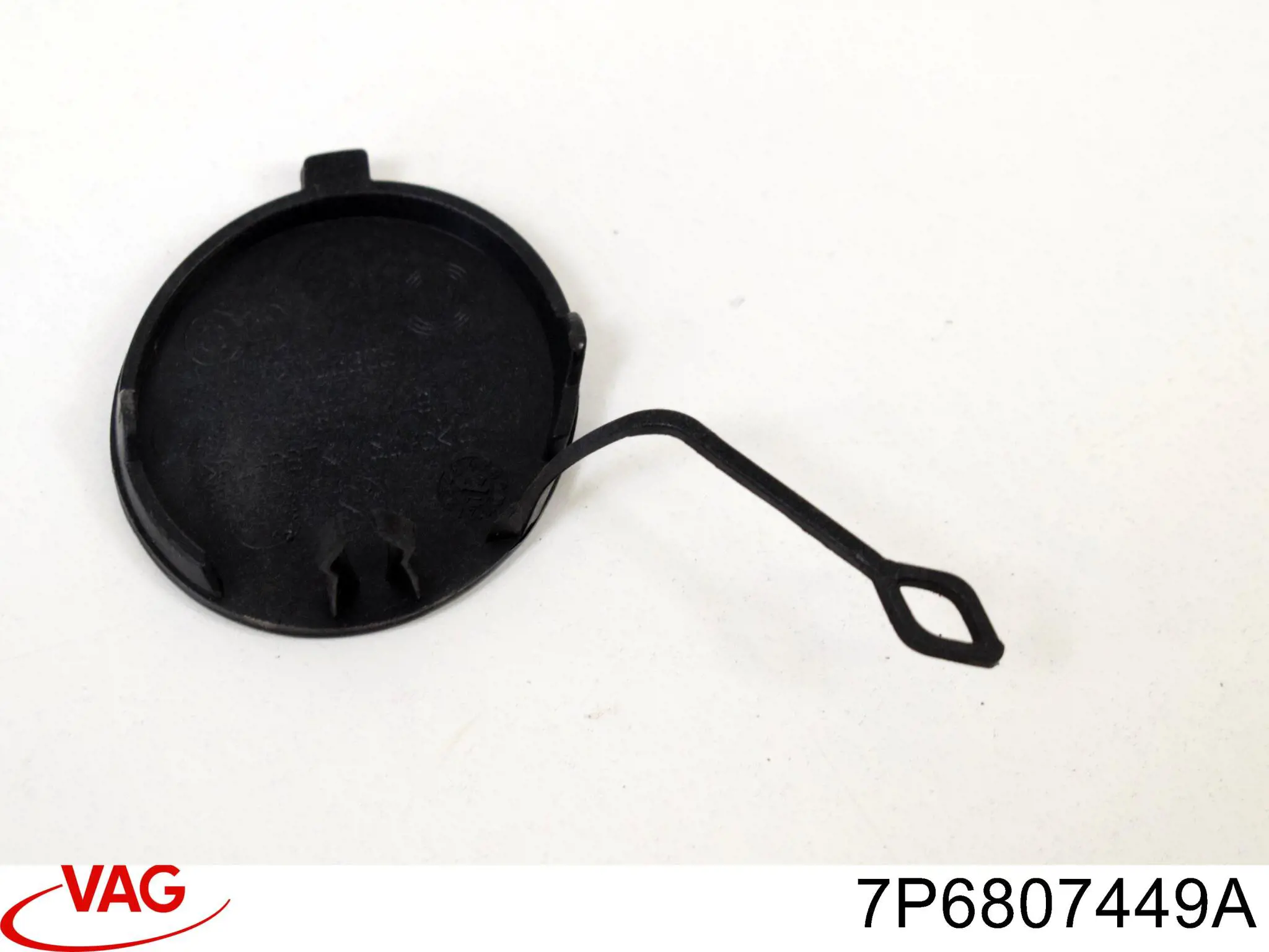 Tapa del enganche de remolcado delantera 7P6807449A VAG