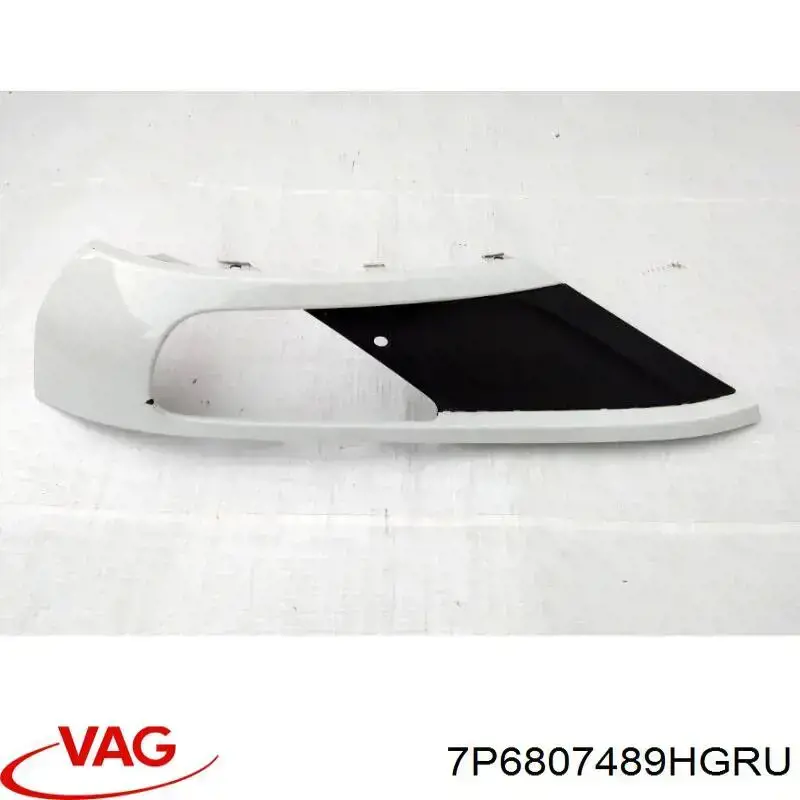 7P6807489HGRU VAG Tapa de rejilla de faro antiniebla delantero izquierdo