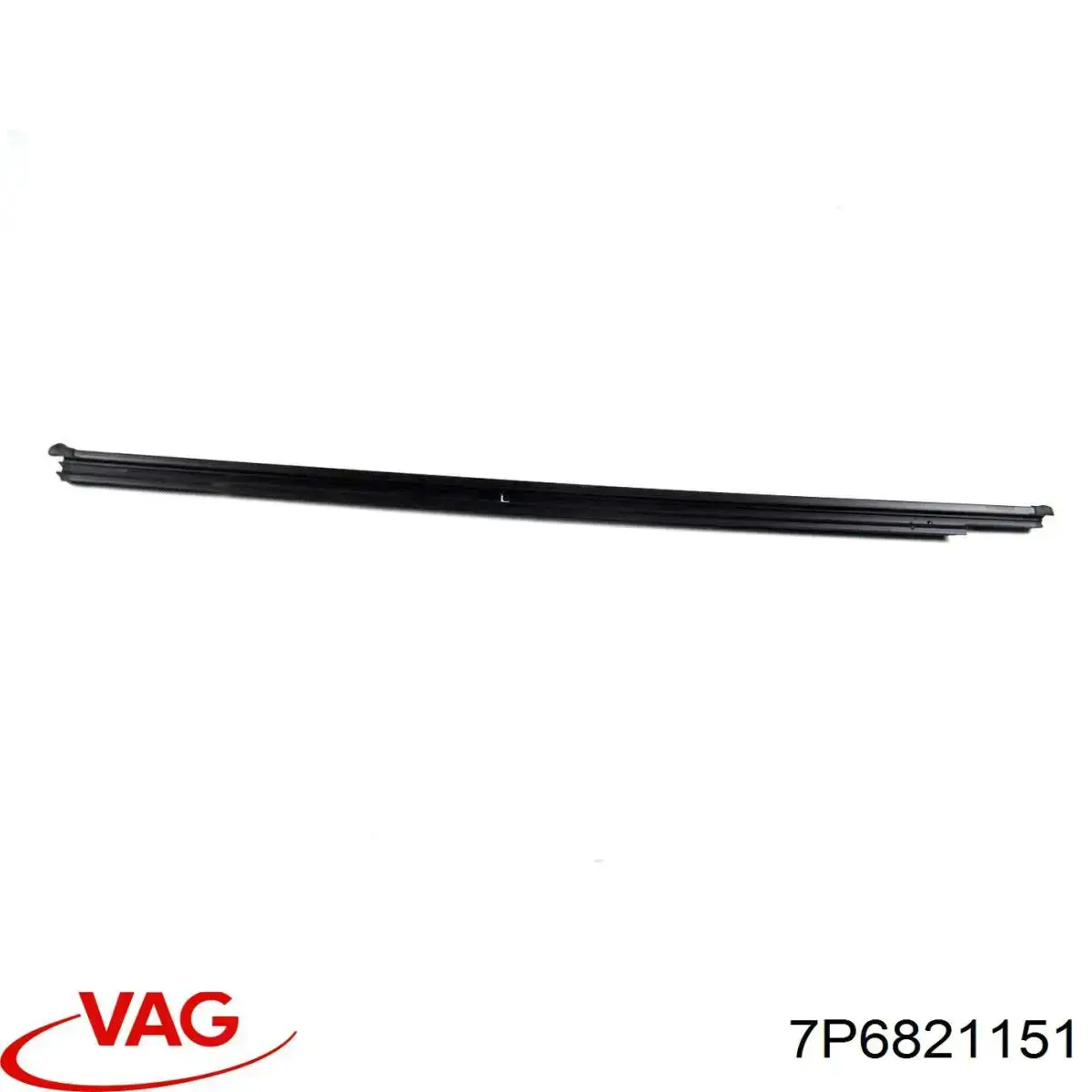 7P6821151 VAG Soporte delantero izquierdo para aleta delantera