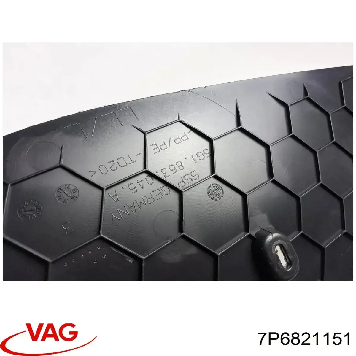 Comprar 7P6821151 VAG Soporte delantero izquierdo para aleta delantera