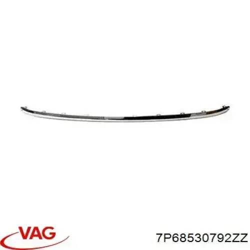 Moldura de parachoques delantero VAG 7P68530792ZZ precio, desde 75,66 EUR