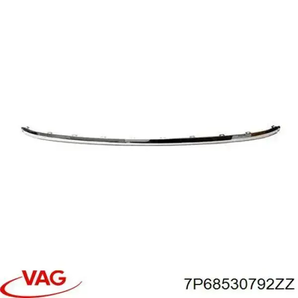 Moldura de parachoques delantero PVG05192VA Signeda