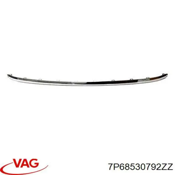 Comprar 7P68530792ZZ VAG Moldura de parachoques delantero