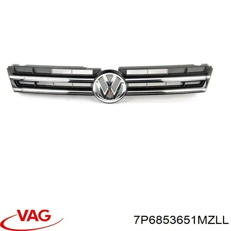 Parrilla Volkswagen Touareg Volkswagen Touareg 2 (7P5) 