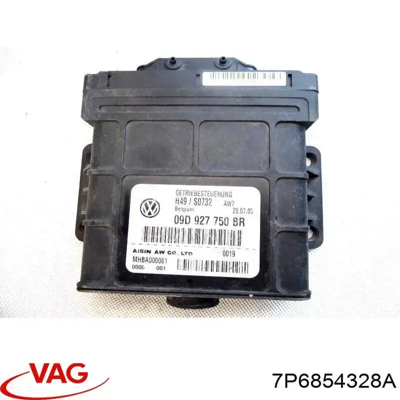 Moldura derecha del parabrisas 7P6854328A9B9 VAG