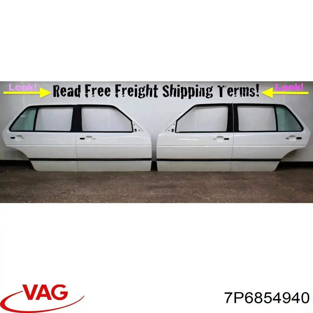 Comprar 7P6854940 VAG Moldura de puerta delantera derecha