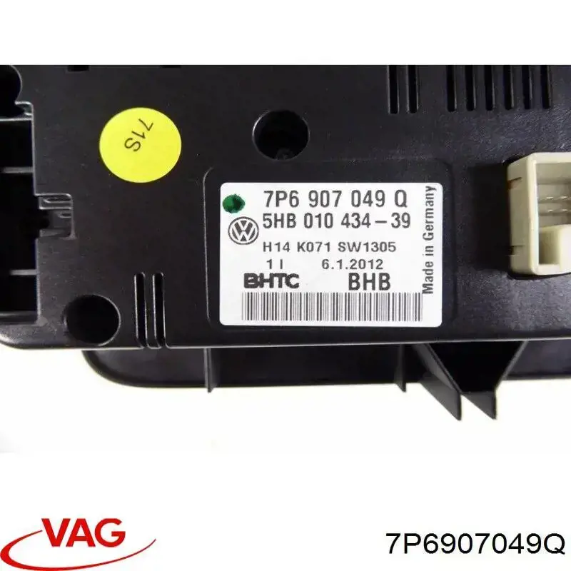 Módulo de modos de calefacción/aire acondicionado VAG 7P6907049Q precio, desde 488,59 EUR