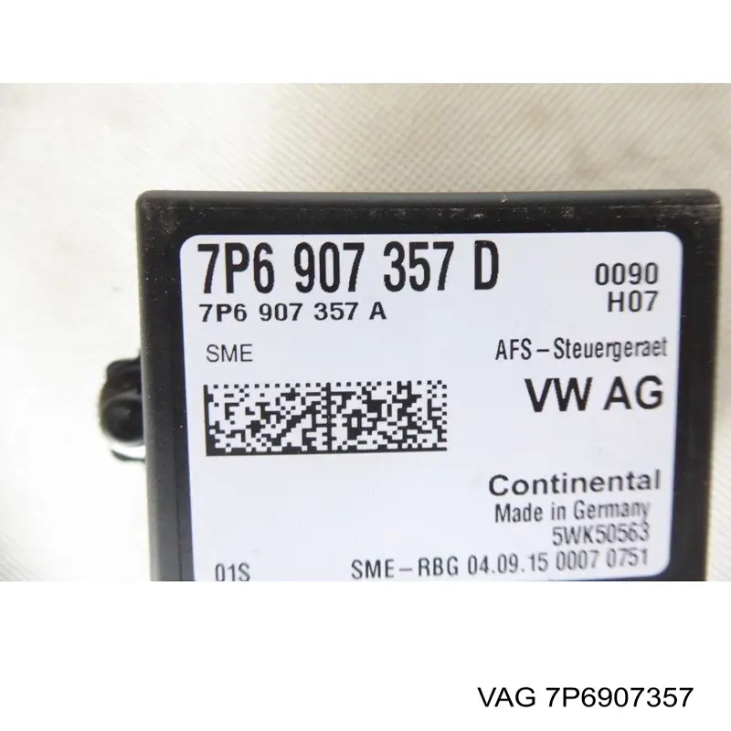 Módulo de control de iluminación adaptativa (ECU) 7P6907357 VAG
