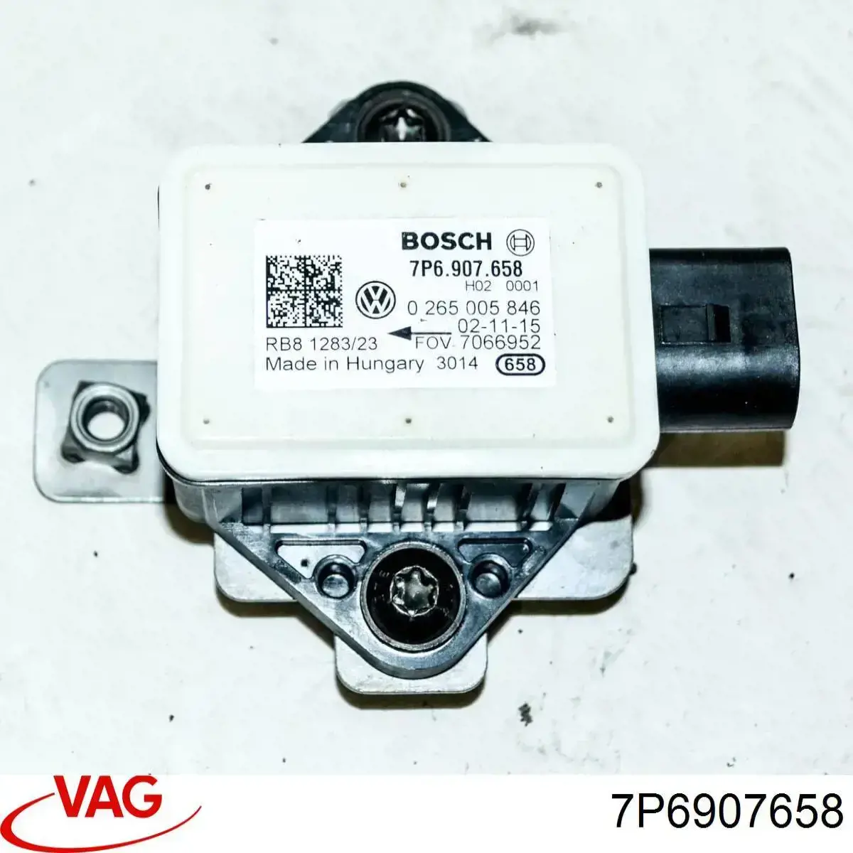 7P6907658 VAG Sensor de aceleración longitudinal