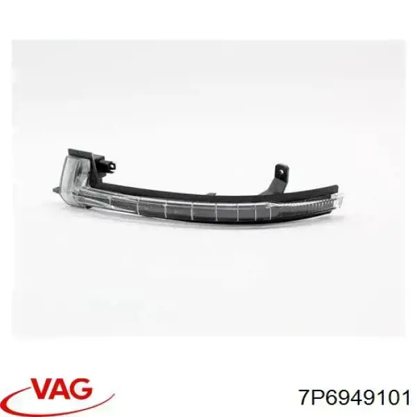 Luz intermitente de espejo retrovisor izquierdo 30949015 AND