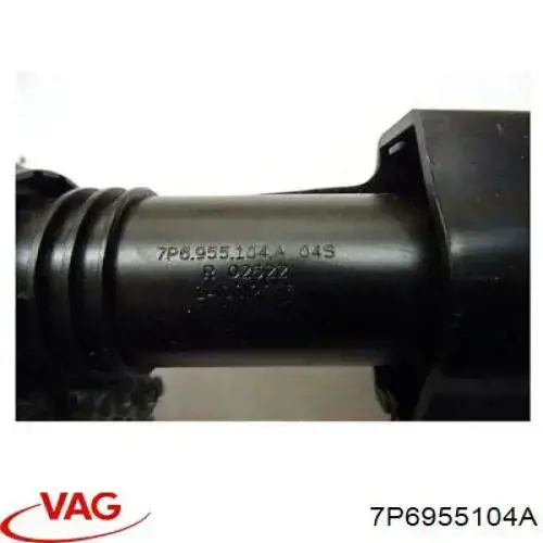 Comprar 7P6955104A VAG Soporte de inyector del lavafaros (cilindro elevador)