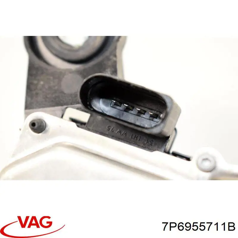 Motor limpiaparabrisas luna trasera VAG 7P6955711B