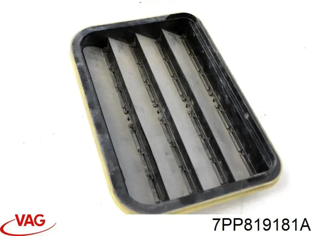 Rejilla de ventilación trasera del habitáculo 7PP819181A VAG