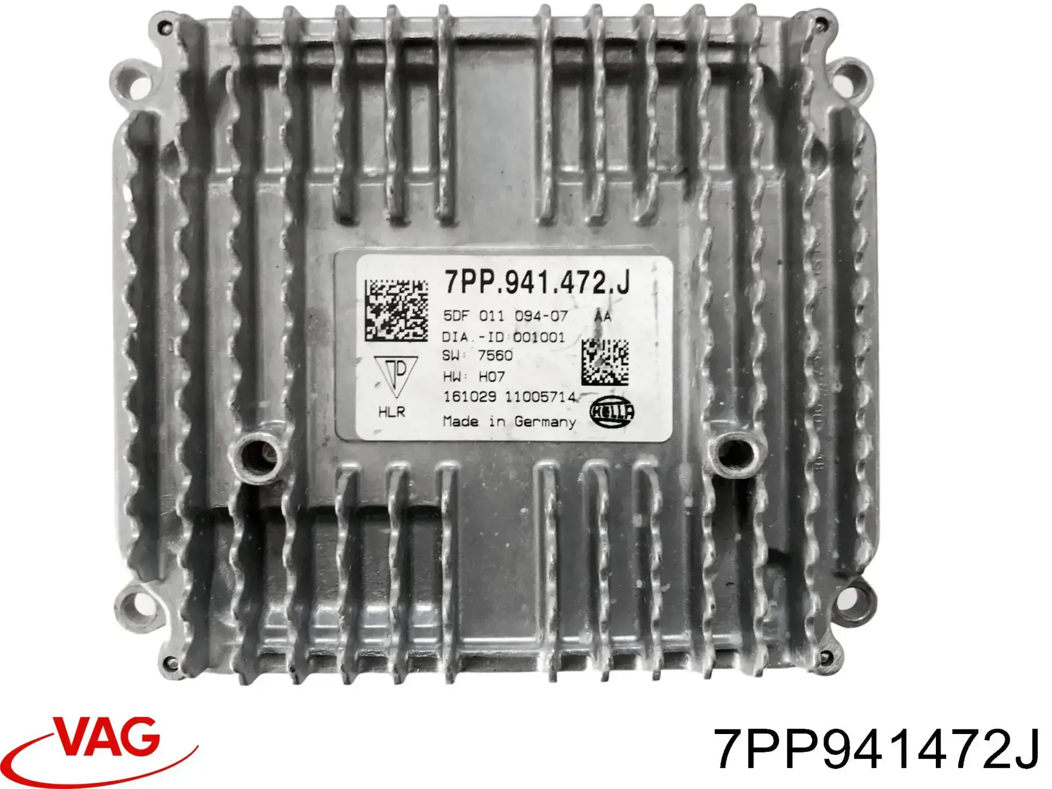 Módulo de control de luces de faros (ECU) 7PP941472G VAG