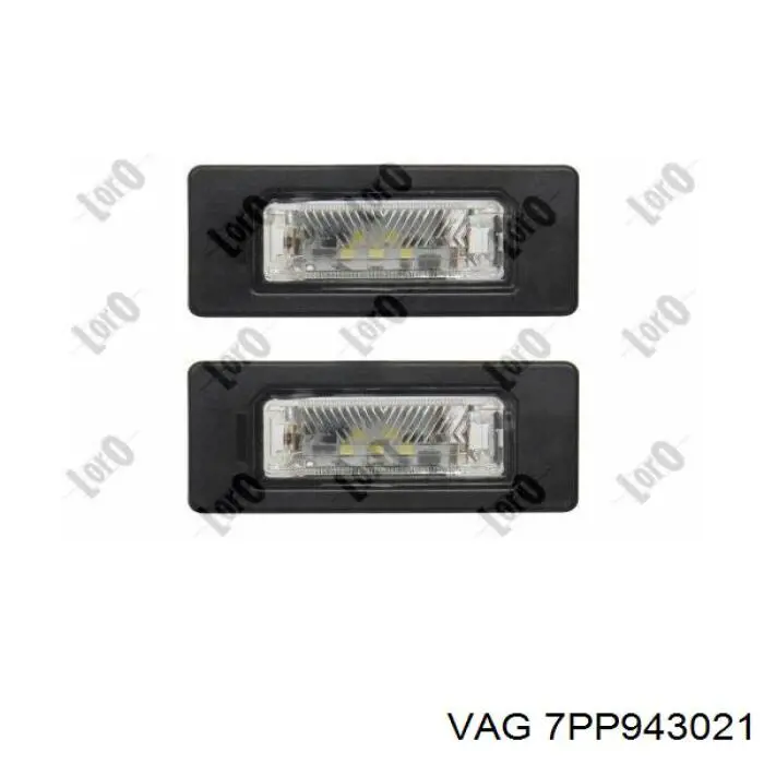 Luces LED de matricula Alkar 2405479