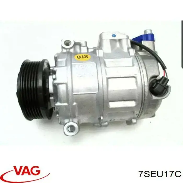 Compresor de aire acondicionado 7SEU17C VAG