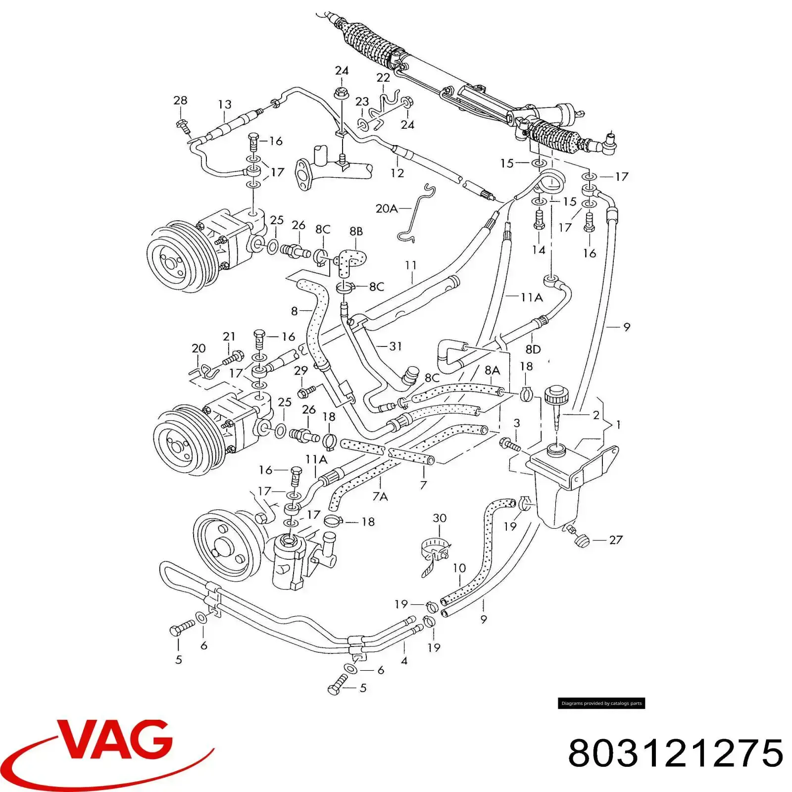  VAG 803121275A precio, desde 28,27 EUR