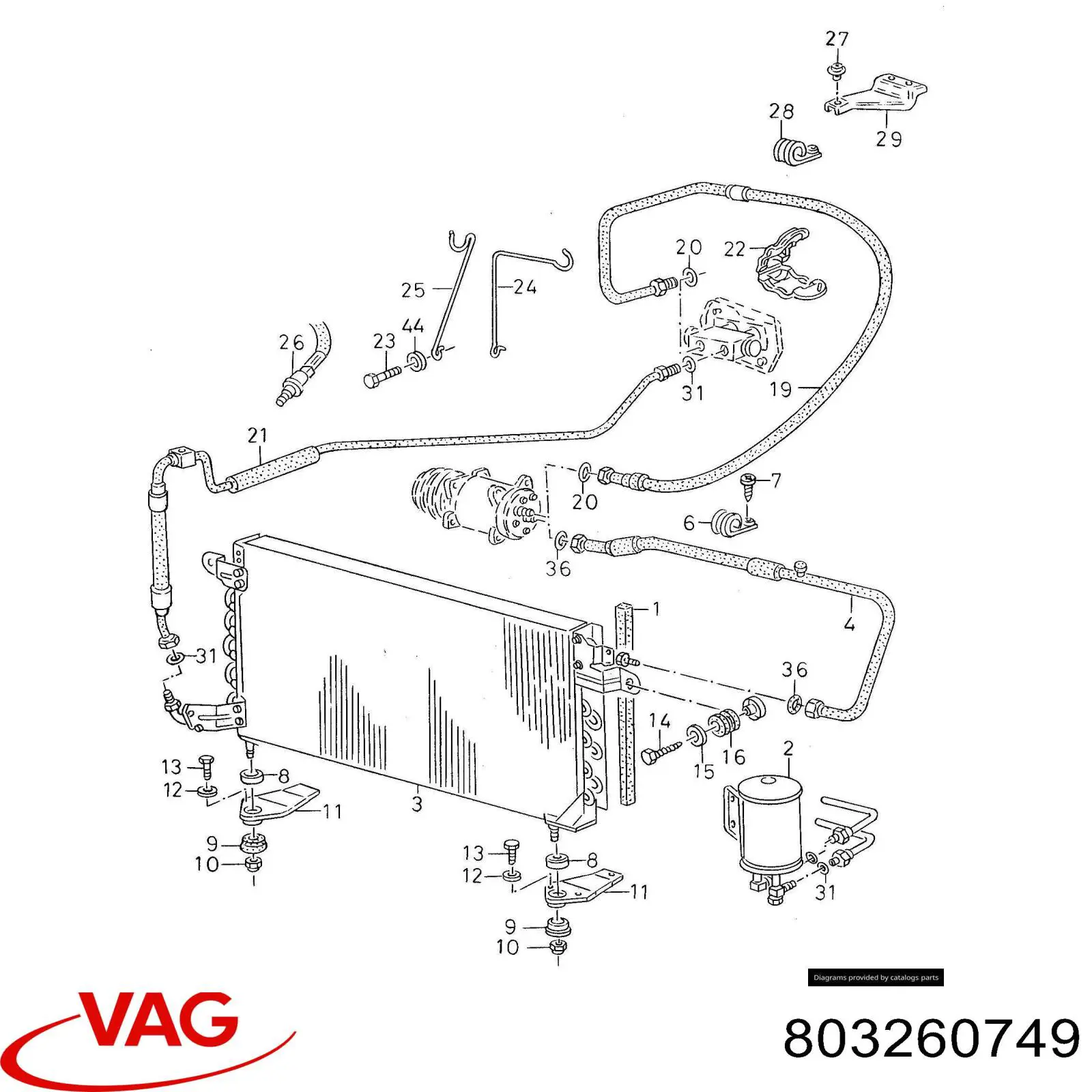  VAG 803260749 precio, desde 3,15 EUR